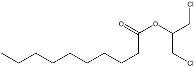 Decanoic acid, 2-chloro-1-(chloromethyl)ethyl ester 结构式