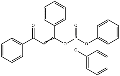 Phosphoric acid, 3-oxo-1,3-diphenyl-1-propenyl diphenyl ester 结构式