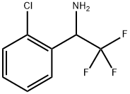 1-(2-氯苯基)-2,2,2-三氟乙胺 结构式