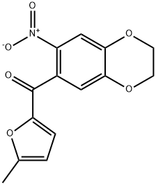 (5-methylfuran-2-yl)-(6-nitro-2,3-dihydro-1,4-benzodioxin-7-yl)methanone