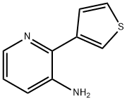 2-(噻吩-3-基)吡啶-3-胺 结构式