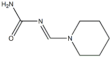 Piperidine, 1-[[(aminocarbonyl)imino]methyl]- 结构式