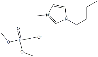 1-丁基-3-甲基咪唑磷酸二甲酯 结构式