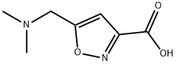 5-[(dimethylamino)methyl]-1,2-oxazole-3-carboxylic acid 结构式