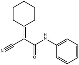 2-cyano-2-cyclohexylidene-N-phenylacetamide 结构式