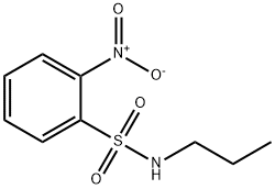 2-硝基-N-N-丙基苯磺酰胺 结构式