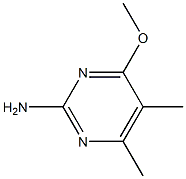 4-methoxy-5,6-dimethylpyrimidin-2-amine 结构式