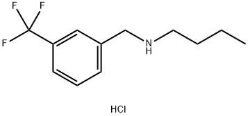 butyl({[3-(trifluoromethyl)phenyl]methyl})amine hydrochloride 结构式