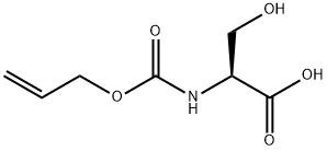 L-Serine, N-[(2-propenyloxy)carbonyl]- 结构式