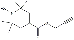 2,2,6,6-四甲基-4-[(2-丙炔-1-基氧基)羰基]1-哌啶基氧基- 结构式