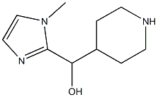 (1-甲基-1H-咪唑-2-基)(哌啶-4-基)甲醇 结构式