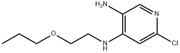 6-氯-N4-(2-丙氧基乙基)吡啶-3,4-二胺 结构式