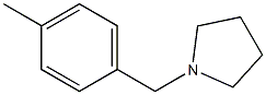 1-[(4-methylphenyl)methyl]pyrrolidine 结构式