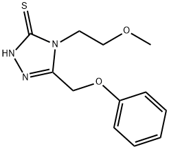 4-(2-methoxyethyl)-3-(phenoxymethyl)-1H-1,2,4-triazole-5-thione