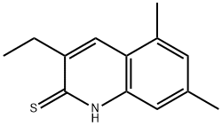 3-ethyl-5,7-dimethyl-1H-quinoline-2-thione