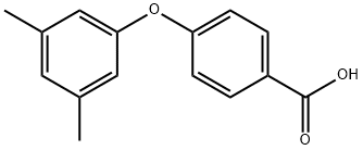 4-(3,5-二甲基苯氧基)苯甲酸 结构式