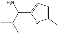 2-甲基-1-(5-甲基呋喃-2-基)丙-1-胺 结构式