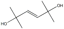 (E)-2,5-dimethylhex-3-ene-2,5-diol 结构式