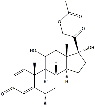 氟米龙杂质 结构式