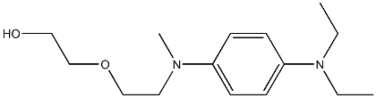 2-[2-[[4-(diethylamino)phenyl]methylamino]ethoxy]ethanol 结构式