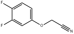 2-(3,4-二氟苯氧基)乙腈 结构式