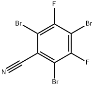 2,4,6-三溴-3,5-二氟苯腈 结构式