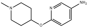 6-[(1-methylpiperidin-4-yl)oxy]pyridin-3-amine 结构式