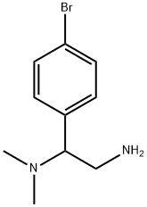 [2-Amino-1-(4-bromophenyl)ethyl]dimethylamine 结构式