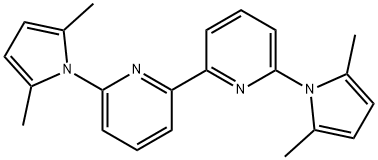 6,6'-BIS(2,5-DIMETHYL-1H-PYRROL-1-YL)-2,2'-BIPYRIDINE 结构式