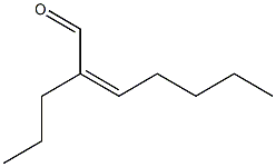 (Z)-2-propylhept-2-enal 结构式