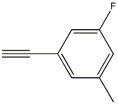 1-ethynyl-3-fluoro-5-methylbenzene 结构式