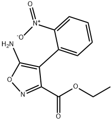 5-氨基-3-异恶唑羧酸乙酯 结构式