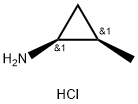 Cis-(1R,2S)-2-methylcyclopropanamine hydrochloride 结构式