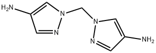 1,1'-亚甲基双(1H-吡唑-4-胺) 结构式