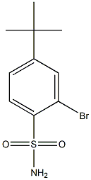 2-bromo-4-tert-butylbenzenesulfonamide 结构式