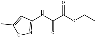 (5-甲基-1,2-噁唑-3-基)氨基甲酰基]甲酸乙酯 结构式