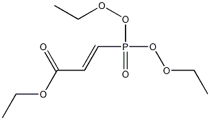 ethyl (E)-3-diethoxyphosphorylprop-2-enoate 结构式