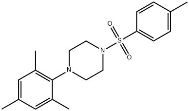 1-mesityl-4-[(4-methylphenyl)sulfonyl]piperazine 结构式