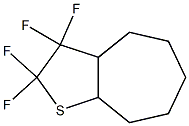 2H-Cyclohepta[b]thiophene,2,2,3,3-tetrafluorooctahydro- 结构式