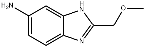 2-(methoxymethyl)-1H-benzimidazol-6-amine 结构式