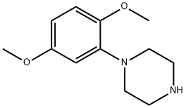 1-(2,5-二甲氧基苯基)哌嗪 结构式