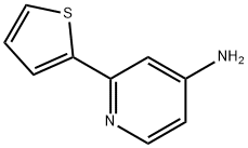 2-(噻吩-2-基)吡啶-4-胺 结构式