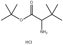 DL-叔亮氨酸叔丁酯盐酸盐 结构式