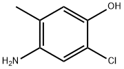 4-Amino-2-chloro-5-methyl phenol 结构式