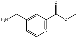 4-(氨基甲基)吡啶甲酸甲酯 结构式