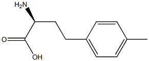 (R)-2-氨基-4-(对甲苯基)丁酸 结构式