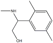 2-(2,5-DIMETHYLPHENYL)-2-(METHYLAMINO)ETHAN-1-OL 结构式