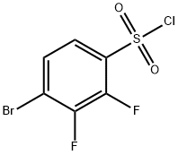 4-溴-2,3-二氟苯磺酰氯 结构式