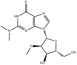 2'-O-Methyl-N2,N2-dimethyl-guanosine 结构式