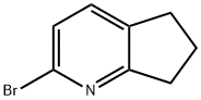 2-溴-6,7-二氢-5H-环戊[B]吡啶 结构式